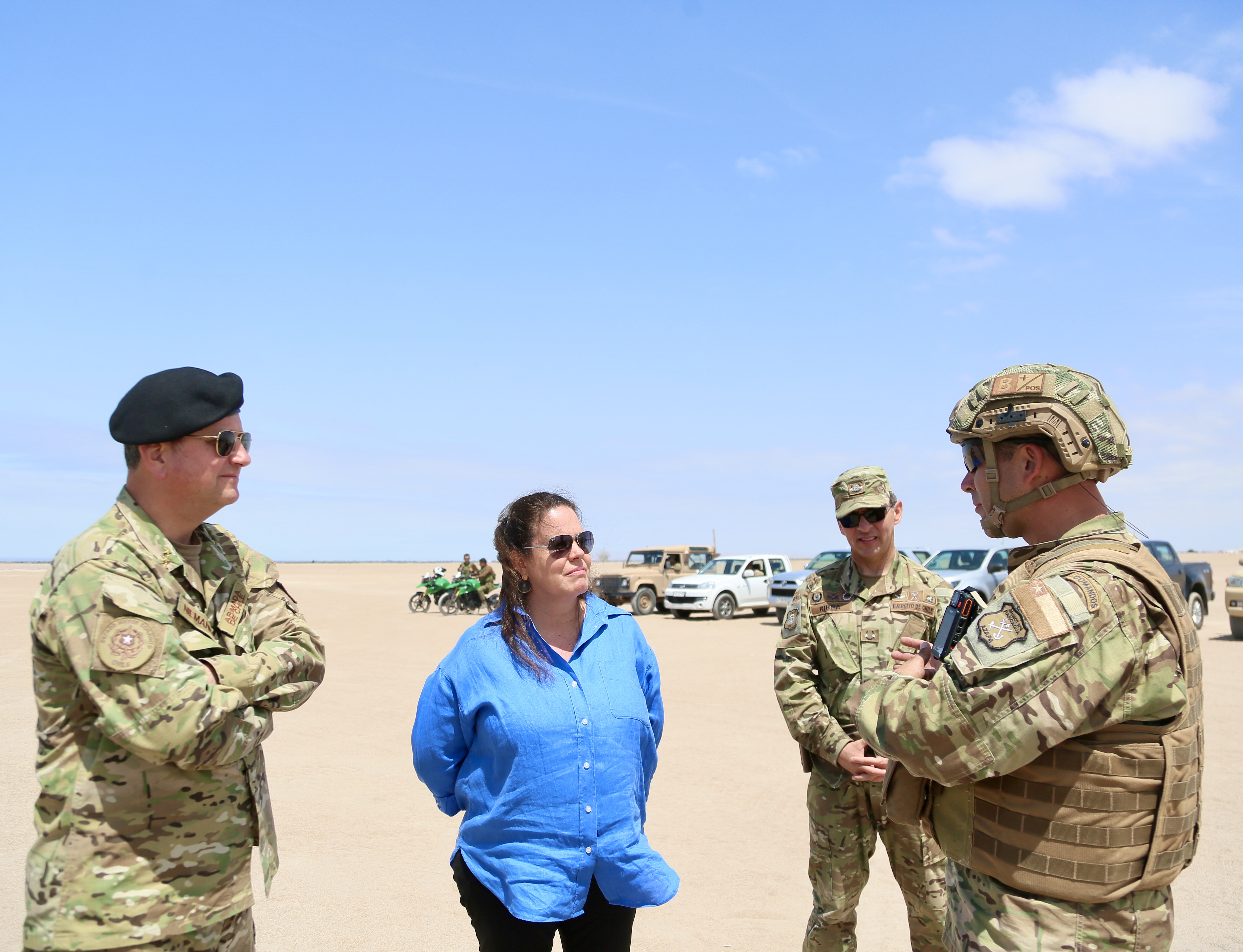 Ministra de defensa