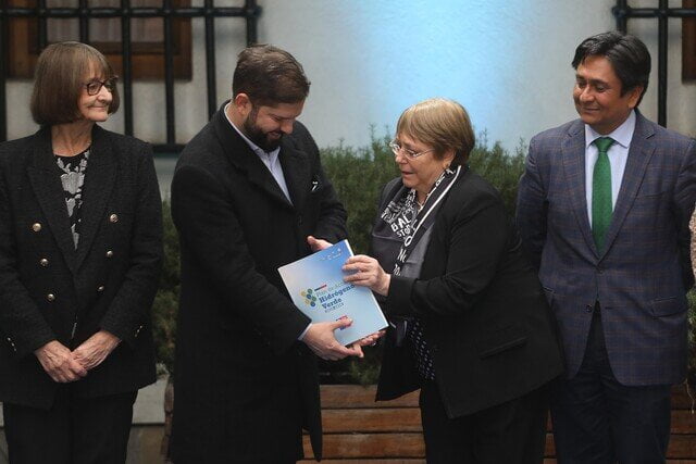 Presidente Boric Y Bachelet
